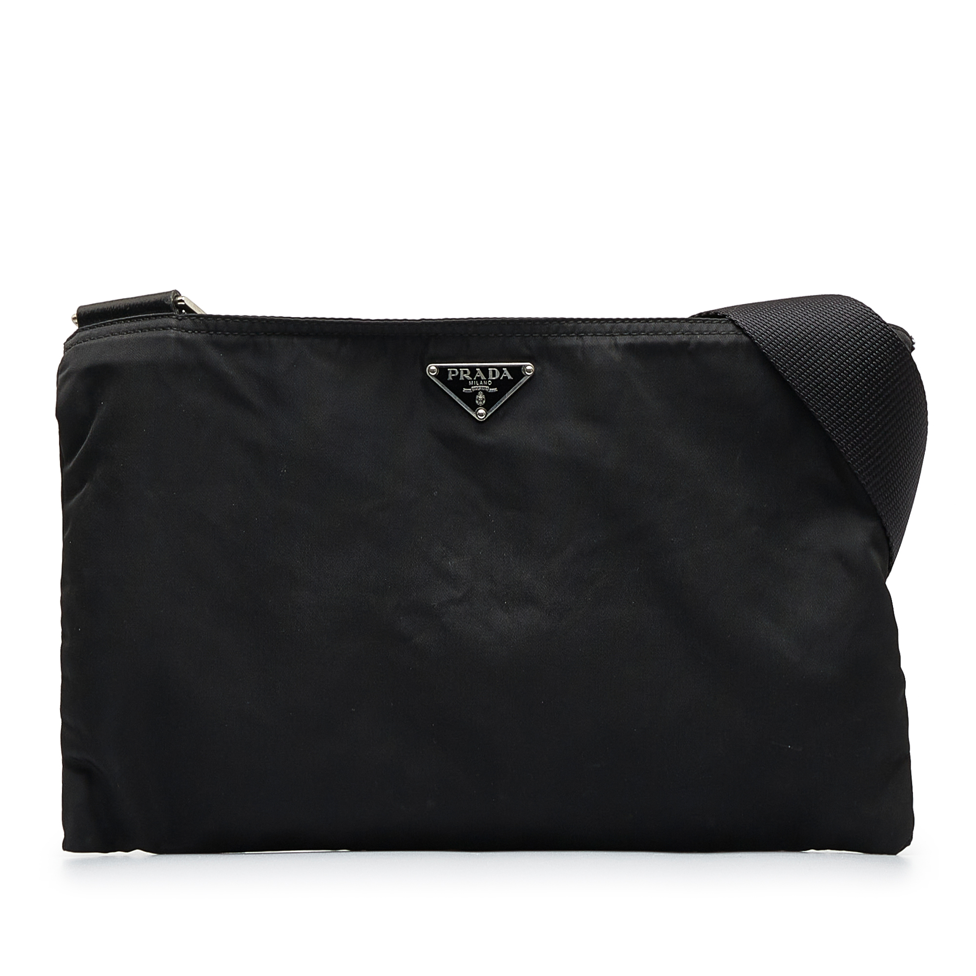 Pre-Loved Prada Tessuto Zip Top Crossbody